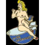 MISS ORDNANCE NOSE ART PIN DX